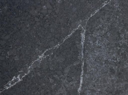 marvel black leather close up artisanal collection meta quartz countertops
